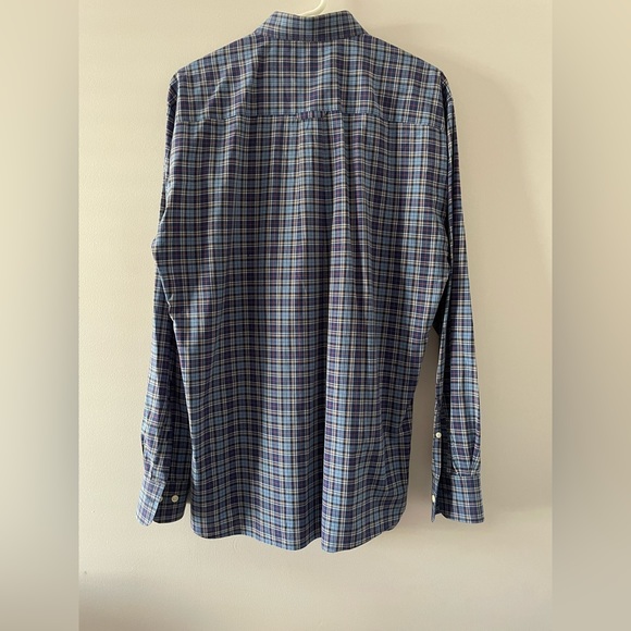 Peter Millar Mountainside Half Moon Bay Tartan Sport Button Down Shirt Large - Picture 6 of 8